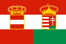 Civil ensign of the Austro-Hungarian Monarchy. 