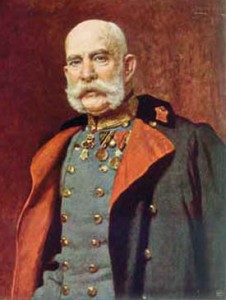 Emperor of Austria and King of Hungary Franz Joseph I. 