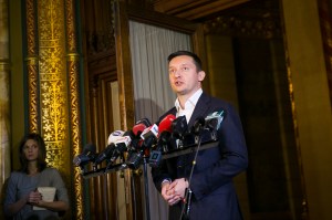 Fidesz caucus Chairman Antal Rogán announces the party's support for mandatory drug-testing. 