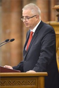 Justice Minister László Trócsányi. 