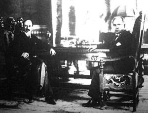 Bethlen and Mussolini. 