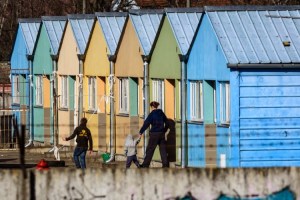 Refugee camp in Debrecen (photo: MTI). 