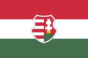 Flag of the Second Hungarian Republic.